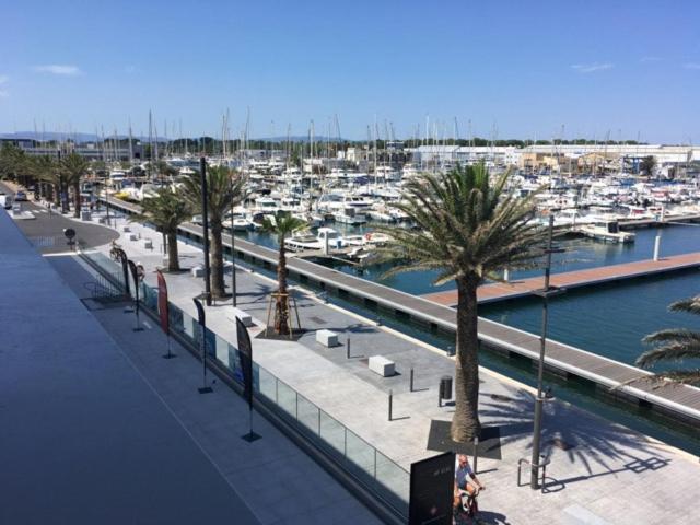 Appartement T2 Au Port De Canet-En-Roussillon - Proche De La Plage Et De L'Aquarium Oniria エクステリア 写真